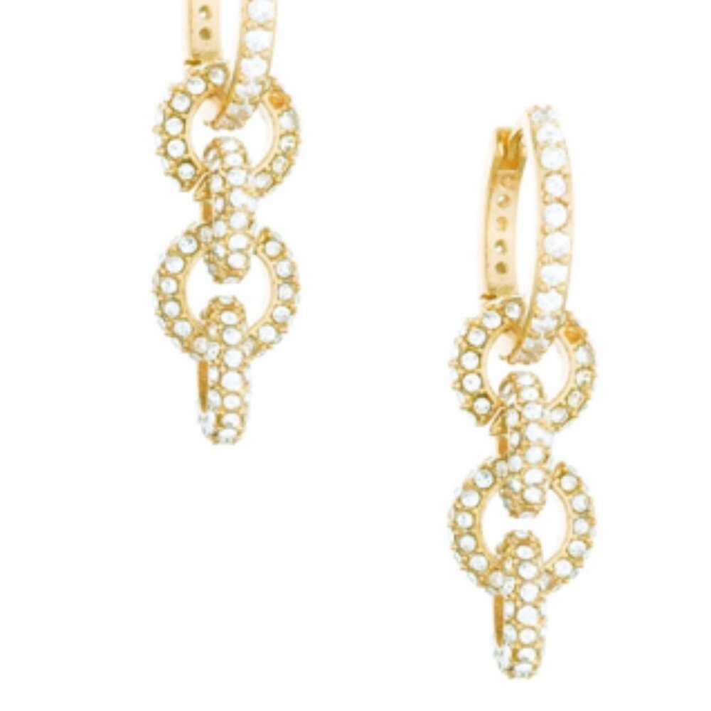 Ettika | Multi Ring Crystal Dangle Earrings - image 2